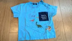 klädskåp 恐竜刺繍 Tシャツ 90