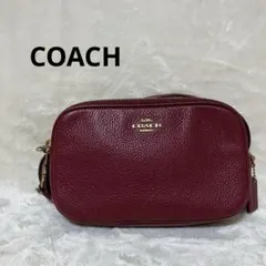 coach コーチ ハンドバッグ ミニポーチ アクセサリー レッド 赤色 金