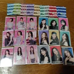 TWICE FC限定くじ クリアトレカ コンプ　セット