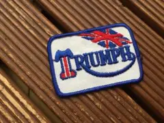 【70's TRIUMPH ワッペン】ビンテージ トライアンフ