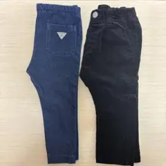 【90サイズ】ボトムス2点セット　ブリーズ　エフオーキッズ