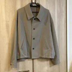 LIDNM ベージュボタン付きジャケット