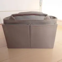 R7.122 SALE 帆布のファスナー付き仕切りのバッグインバッグ