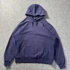 90s OLD UNIQLO オールドユニクロ XL パーカー フェード ナス紺
