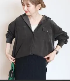 AMERICAN HOLIC アメリカンホリック Wポケットコーデュロイシャツ