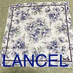 LANCEL ランセル ハンカチ 花柄 パープルのサムネイル