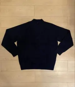 【美品】ユニクロ モックネックニットセーター　Ｌサイズ NAVY ネイビー