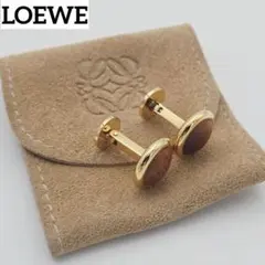 ロエベ　美品　ゴールドとグレーのカフリンクス ロエベ 美品 ゴールドとグレーのカフリンクス ロエベ 美品