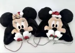 《新品タグ付き》ディズニークリスマス ファンキャップ ミッキー ミニー