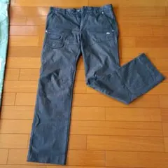 Kappa ダークグレー ストライプパンツ