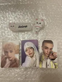 straykids skzoo ヒョンジンジニレットトレカネームプレートバッジ