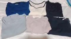 夏服　オフィスカジュアル　ブラウスまとめ売り