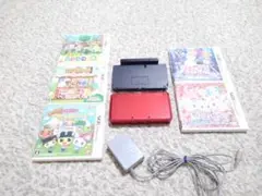 Nintendo 3DS 本体 レッド ソフト 5本セット
