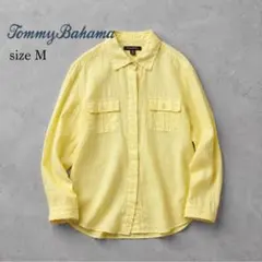 Tommy Bahama トミーバハマ リネンシャツ 半袖 イエロー 長袖 Mのサムネイル