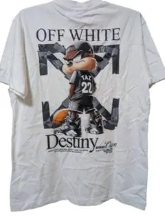 OFF WHITE TAZ 22 ENGLAND キャラクターTシャツ ホワイト