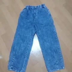 デニムワイドパンツ150