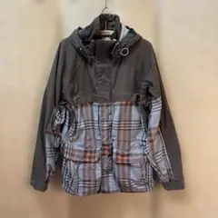 も1 バートン チェック柄 スノーボードジャケット