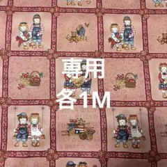 専用　カントリー生地　BESS&BILLY アメリカンカントリー　2枚セット