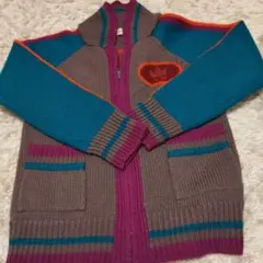 カラフルニットカーディガン