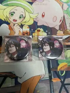 if魔フィア イフリート アスモデウス・アリス C106 缶バッジ 2つ