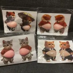 送料込み❤犬と猫❤お腹シール❤8匹セット❤