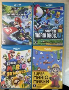 Wii U ゲーム 4本セット マリオシリーズ