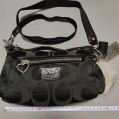COACH シグネチャー ショルダーバッグ ブラックのサムネイル