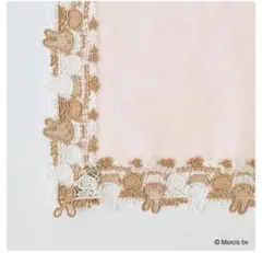 ミッフィーzakkaフェスタ　近沢レース タオルハンカチ　ブラウンカラー 全3種 ミッフィーzakkaフェスタ 近沢レース タオルハンカチ ブラウン