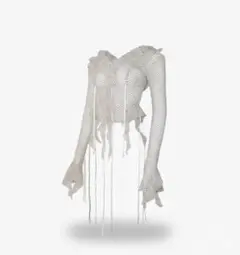 S dot flow frill tops bexbk