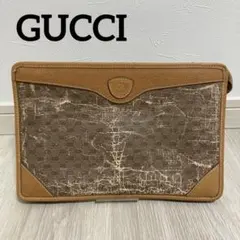 GUCCIパターンクラッチバッグポーチセカンドバッグオールドグッチ
