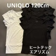 UNIQLO ユニクロ　エアリズム　ヒートテック Tシャツ 6枚セット（白・黒）