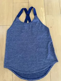 Nike ブルー クロスストラップ タンクトップ