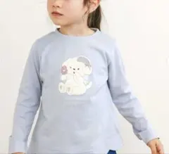 新品未使用タグ付き　スラップスリップ　サイズ110イヌモチーフパッチ刺繍