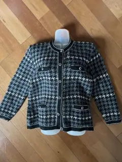 ビンテージ　ROYAL ALPACA ロイヤルアルパカ ニットカーディガン