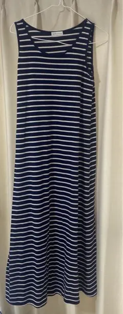 earth music&ecology アース　マキシ丈ワンピース　ボーダー