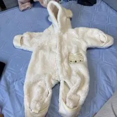 裏ボアクマのアップリケバギーオール