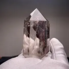 極上/107g】ガーデンクォーツ 原石 専用台座付き 庭園水晶 浄化 1594