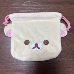 【最終値下げ】　コリラックマ　ふわふわフェイス　巾着　リラックマ　ガチャ