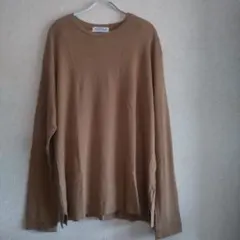 WINTER TECH メンズ 4L ブラウン 長袖カットソー即購入可能！