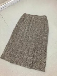 (K09185)SCAPA　スキャパ　スカート ツイード　タイト　38