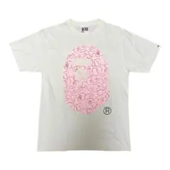 A BATHING APE Tシャツ ピンクカモ XS - メルカリ