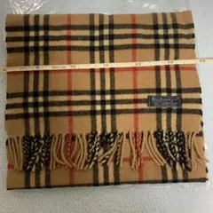 バーバリー ラムウール100%マフラー チェック