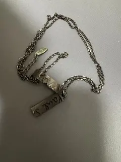 マ*田様 BlackEyePatch ブラックアイパッチ ロゴ ネックレス シル