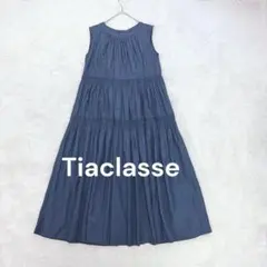 2026年最新 Tiaclasse 柄 無地 レディース ノースリーブ シャツワンピースの人気アイテム - メルカリ