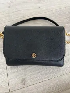 Tory Burch 激レア ショルダーバッグ ブラック レザー マックグロー 