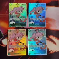 ワンピースカードゲーム　ペローナ OP12-034 4枚セット 1枚キズあり