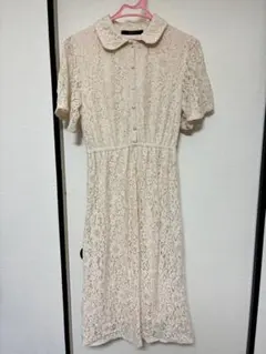 『美品』 レース ワンピース アイボリー