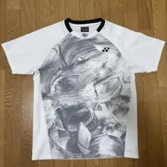 YONEX バドミントンウェア ホワイト/グレー
