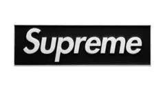 Box Logo Car Emblem Black 黒