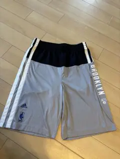 アディダス　ハーフパンツ　バスパン　NBAブルックリンネッツ　160cm